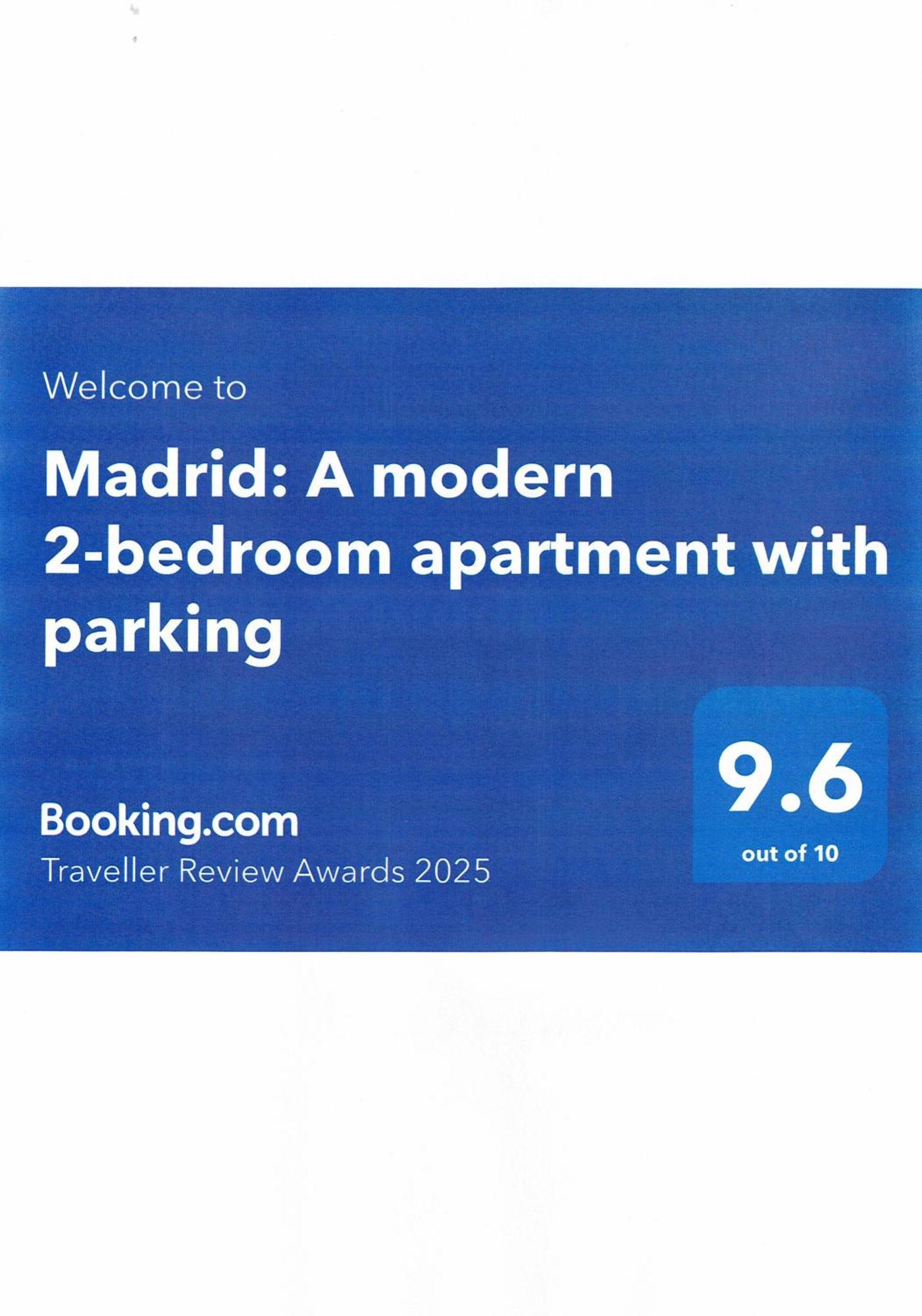 Madrid: A Modern 2-Bedroom Apartment With Parking ソフィア エクステリア 写真